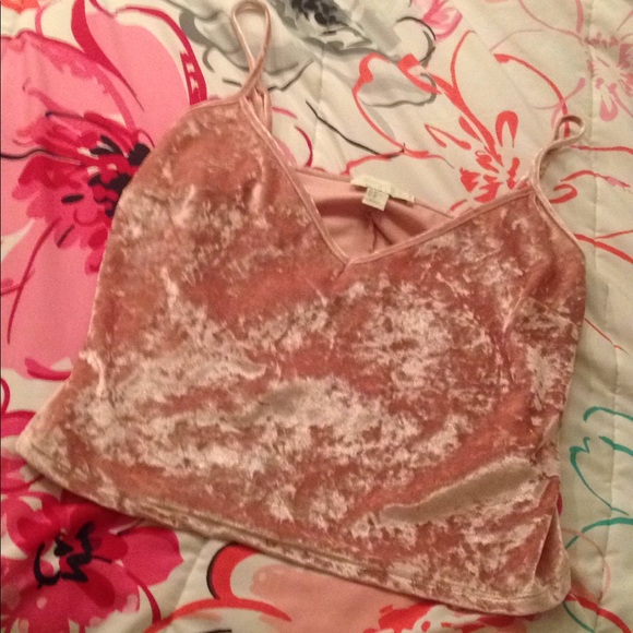 Forever 21 Tops - 🔵Pink Velvet Tank